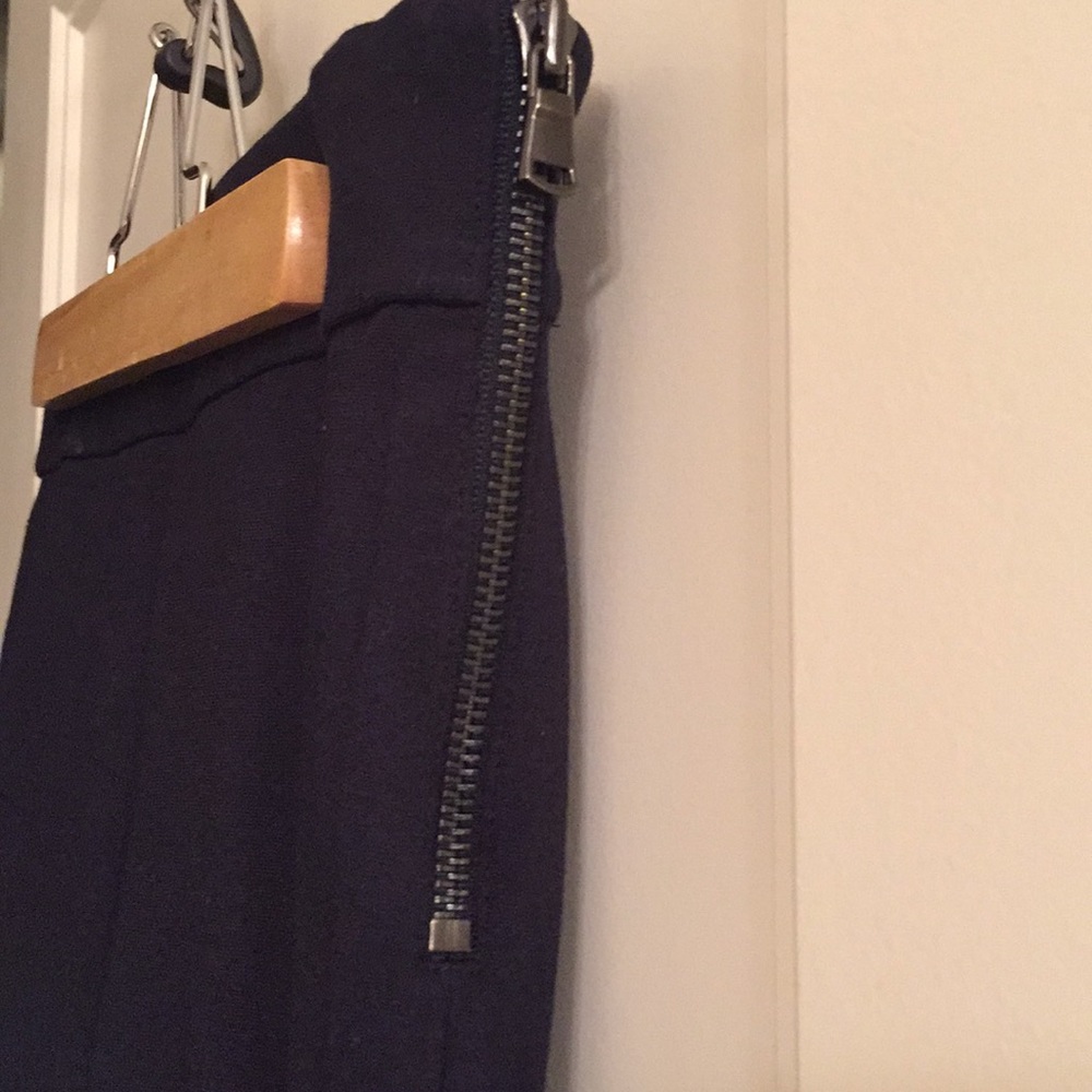 Ann Taylor Navy Ponte ankle pants